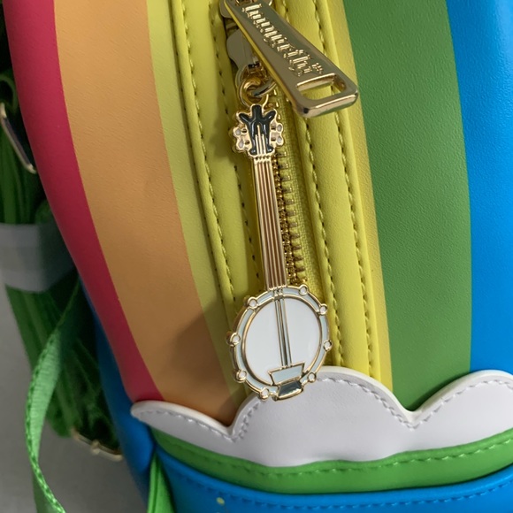 Loungefly Muppets Rainbow Connection Kermit Backpack Shoulder Bag Purse NWT main image 9